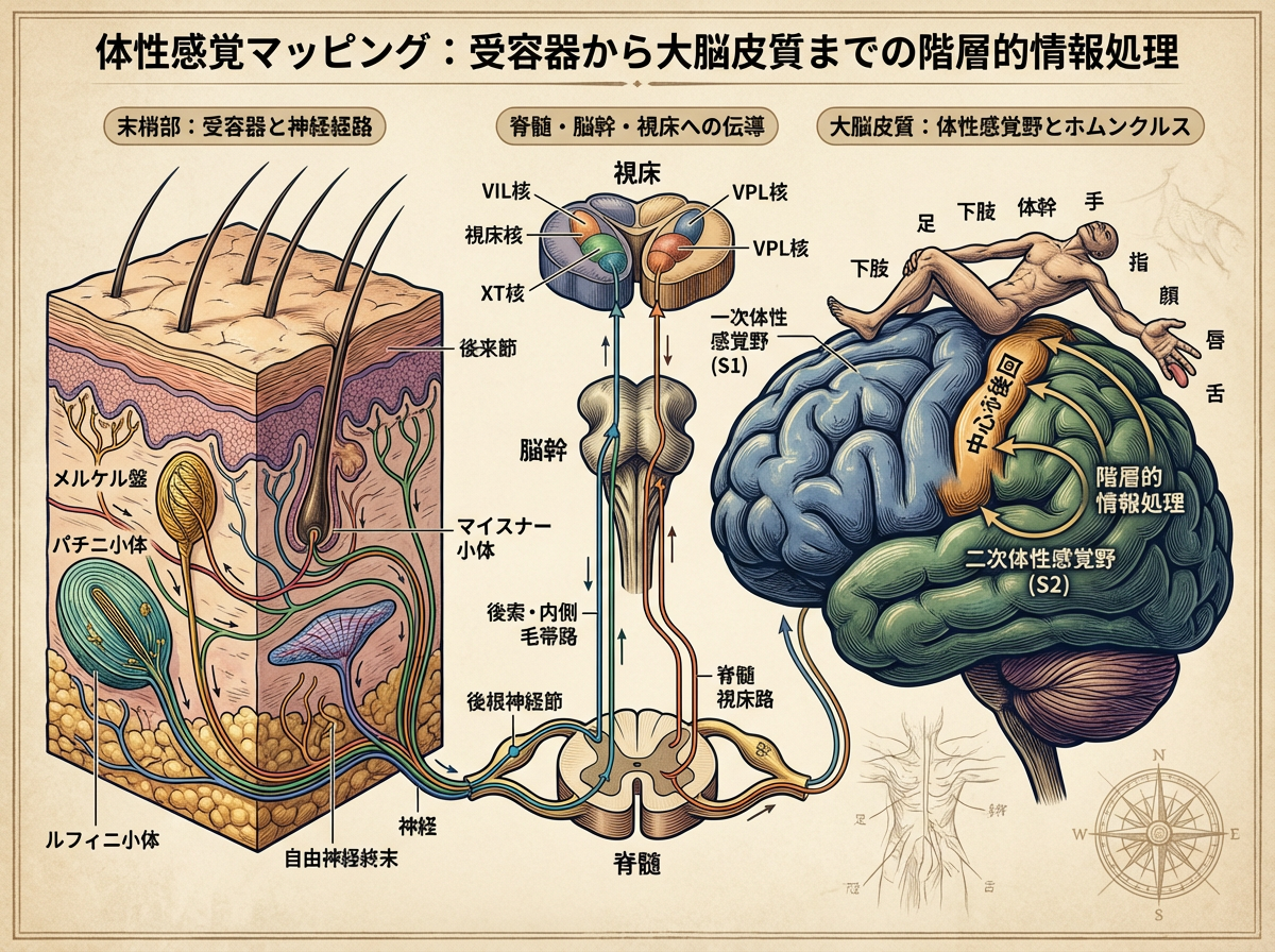 感覚入力と脳内マッピング